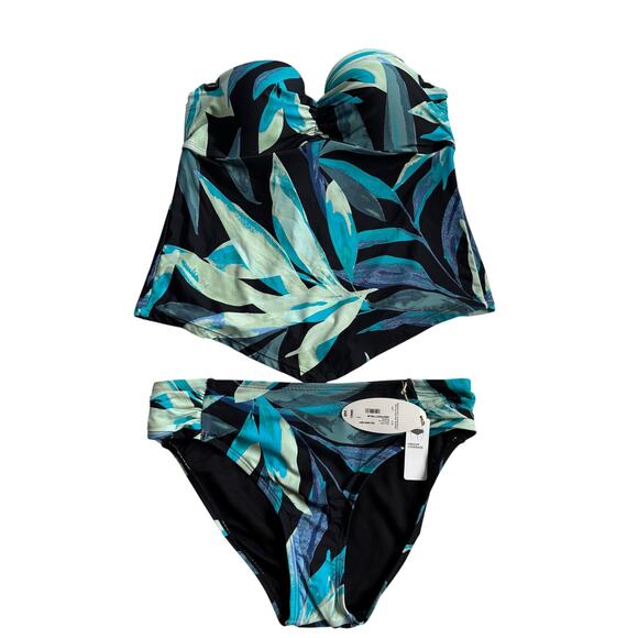Swimsuit Tankini Top and Bottoms Set NWT - Picture 1 of 6